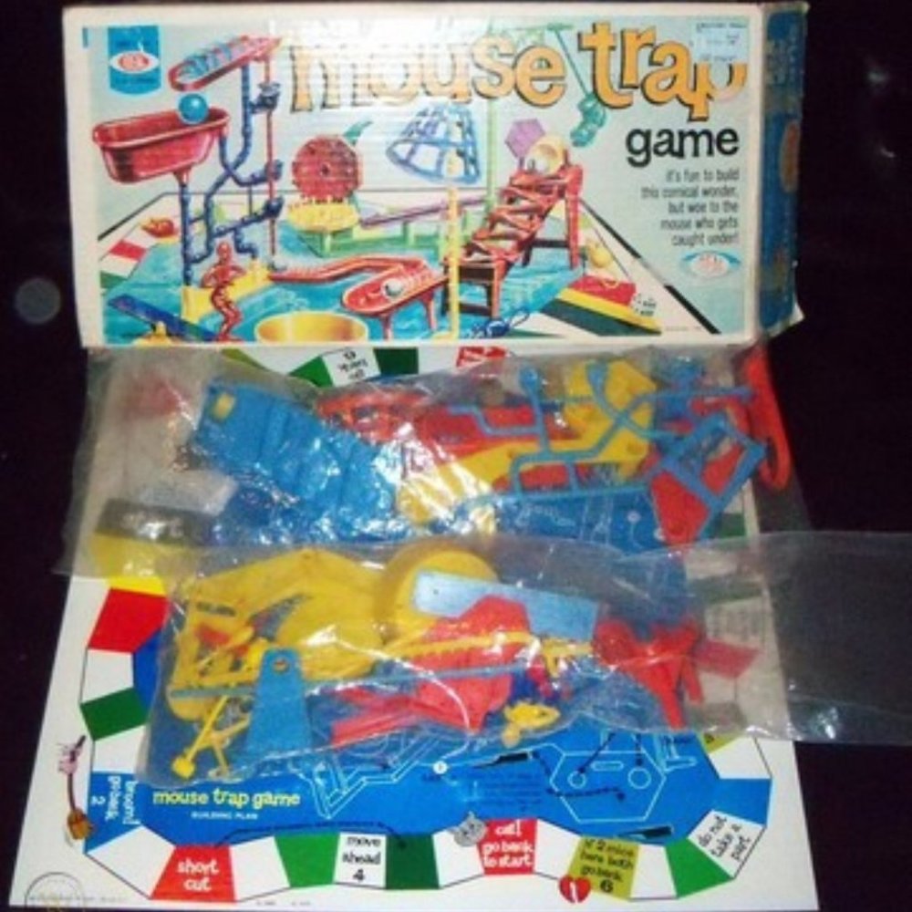 Mouse Trap Board Game IDEAL 1975 Rube Goldberg Marvin Glass Collectible